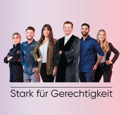 Symbolfoto (Link; öffnet die Internetseite "Stark für Gerechtigkeit")