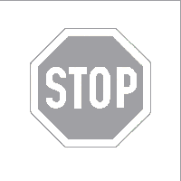 Piktogramm Stop